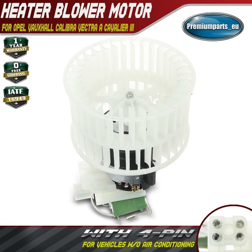 Heater blower motor fan - blower, w/