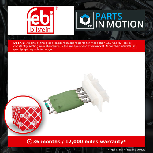 Heater blower resistor fits - heater,